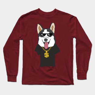 Mr Husky Thug Life Long Sleeve T-Shirt